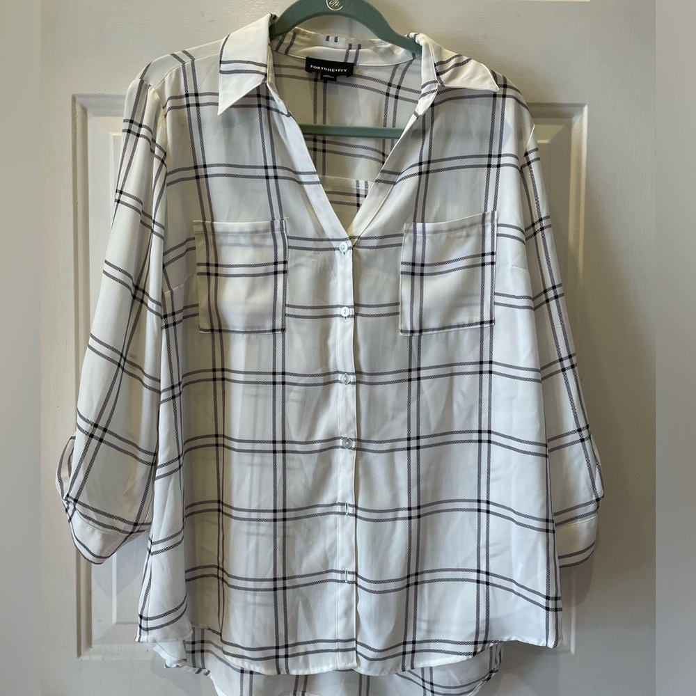 Fortiune and Icy Melody Button Down Shirt Stitch Fix Size XL